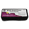 Charles Leonard Whiteboard Eraser, Felt/Foam, Gray and Black, Pack of 6 Image 1