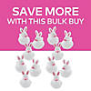 Charming Bunny Rubber Ducks - 120 Pc. for Easter Fun Image 1