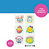 Charming Easter Glitter Temporary Tattoos - 72 Pc. for Festive Fun Image 2
