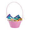 Charming Mini Pastel Plastic Easter Baskets - 12 Pc. for Spring Celebrations Image 1