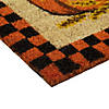 Checkered Fall Harvest Pumpkin Doormat 18" x 30" Image 4