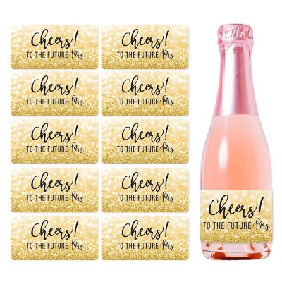 Cheers Future Mrs Gold Glitter 20pk Image 3