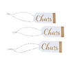 Cheers Gold & White Favor Tags - 24 Pc. Image 1