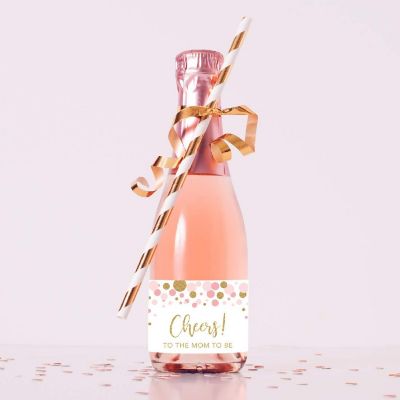 Cheers Mom To Be Pink Confetti Image 2