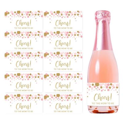 Cheers Mom To Be Pink Confetti Image 3
