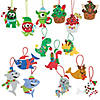 Cheery Christmas Ornament Craft Kit Assortment - Makes 60 Image 1