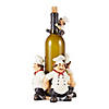 Chef Wine Bottle Holder  7X6X6.5" Image 2
