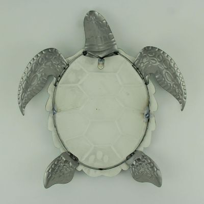 Chesapeake Bay  Green Ocean Metal Coastal Art Sea Turtle Wall Sculpture Image 2