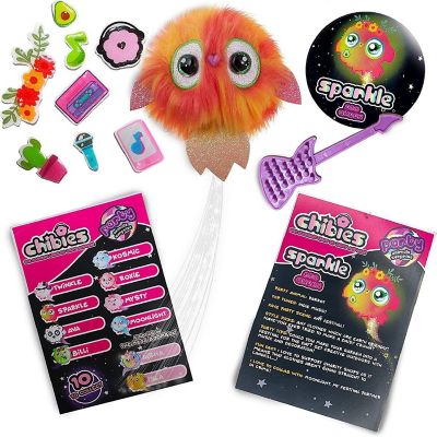 Chibies Boom Box Sparkle Parrot Interactive with Music Glows Lights WOW! Stuff Image 2