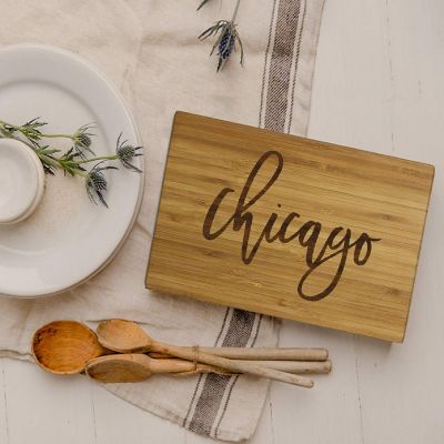 Chicago Bamboo Board 9.5x6 Image 1