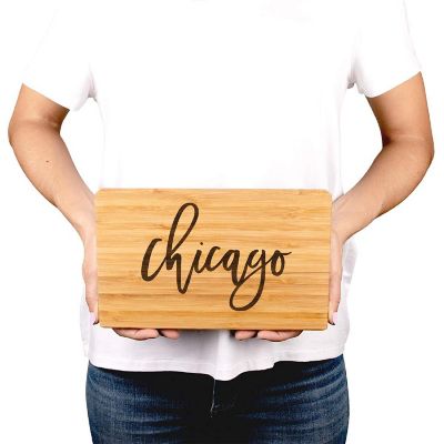 Chicago Bamboo Board 9.5x6 Image 2
