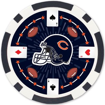 Chicago Bears 100 Piece Poker Chips Image 3