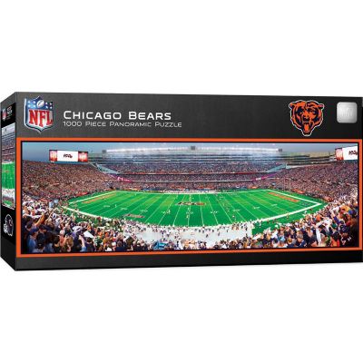 Chicago Bears - 1000 Piece Panoramic Jigsaw Puzzle - Center View Image 1