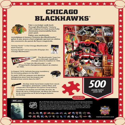 Chicago Blackhawks - Locker Room 500 Piece Jigsaw Puzzle Image 3