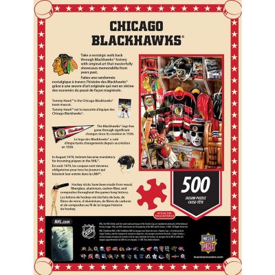 Chicago Blackhawks - Locker Room 500 Piece Jigsaw Puzzle Image 3