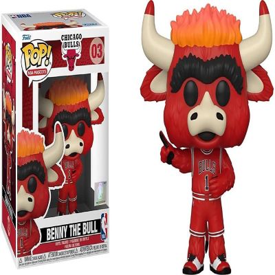 Chicago Bulls NBA Funko POP Mascot Vinyl Figure  Benny the Bull Image 1