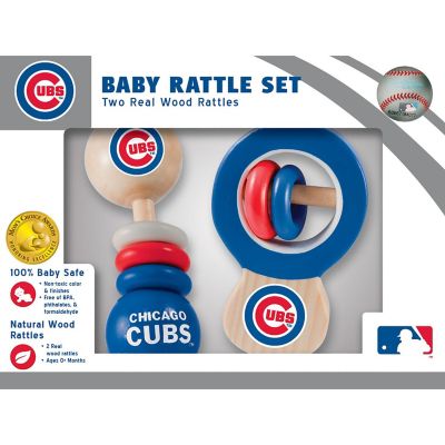 Chicago Cubs - Baby Rattles 2-Pack Image 2