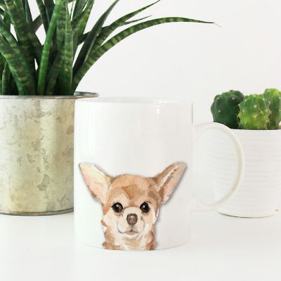 Chihuahua Up Close Ceramic Mug Image 1
