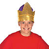 Child&#8217;s Deluxe Kings&#8216; Crowns with Sequins - 3 Pc. Image 2