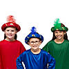 Child&#8217;s Wise Men Crowns with Feather - 3 Pc. Image 1