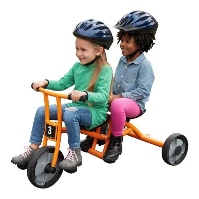 Childcraft Child Taxi Tricycle, 2 Seats, Orange Image 3