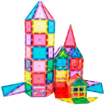 Childcraft Magnetic Building Tiles, Set of 64 Image 2