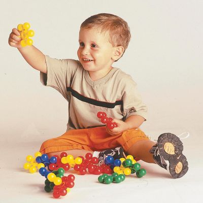 Childcraft Toddler Manipulative Star Builders, Assorted Colors, Set of 30 Image 1