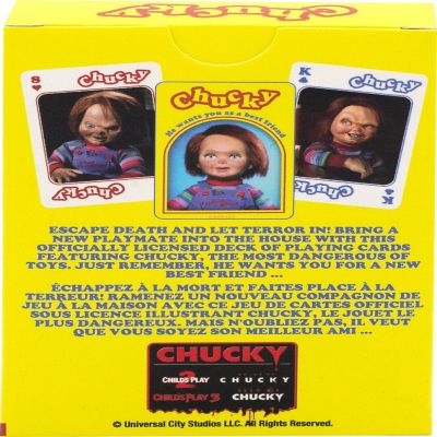 Child's Play Chucky Playing Cards  52 Card Deck + 2 Jokers Image 2