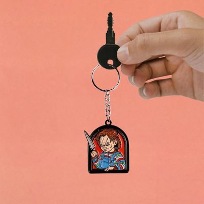 Child's Play Seed of Chucky Chucky Enamel Keychain Image 2