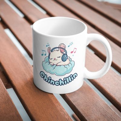 Chinchillin Mug by Dancing Littles Jungle Image 2