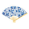 Chinoiserie Print Folding Hand Fans - 12 Pc. Image 1