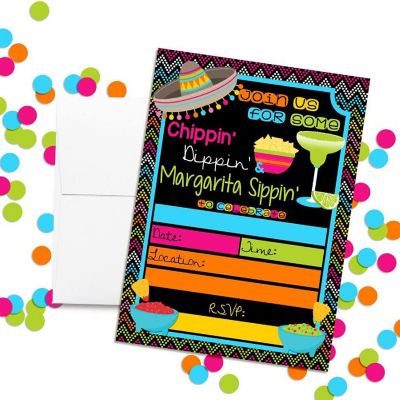 Chips, Dips &amp; Margarita Invitations 40pc. by AmandaCreation Image 1