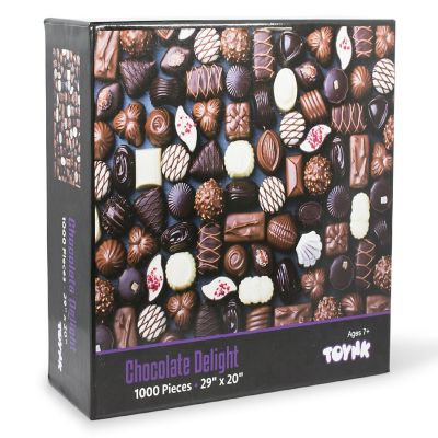 Chocolate Delight Candy Puzzle For Adults And Kids  1000 Piece Jigsaw Puzzle Image 1