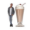 Chocolate Milkshake Cardboard Stand-Up Image 1