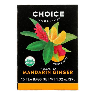 Choice Organic Teas - Tea Mandarin Ginger - Case of 6-16 CT Image 1