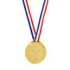 Christian Athlete Plastic Medals - 12 Pc. Image 1