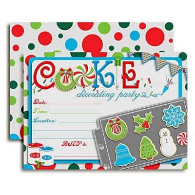 Christmas Baking Invtiations 40pc. by AmandaCreation Image 1