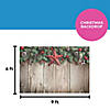 Christmas Barn Wood Backdrop - 3 Pc. Image 2