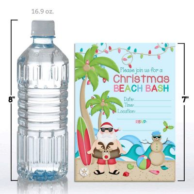 Christmas Beach Bash Invitations 40pc. by AmandaCreation Image 3