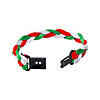 Christmas Braided Friendship Bracelets - 12 Pc. Image 1