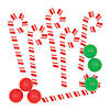 Christmas Candy Cane Spoon & Ball Relay Game for 6 Image 1