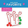 Christmas Candy Cane Spoon & Ball Relay Game for 6 Image 2