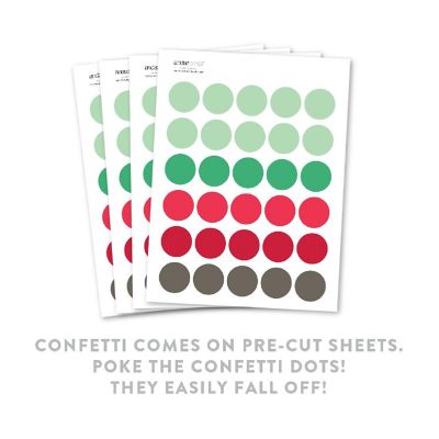 Christmas Cardinal Confetti 180-Pack Image 1
