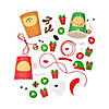 Christmas Character Cup with Hanging Bell Decoration Craft Kit - Makes 12 Image 1