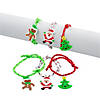Christmas Character Friendship Rope Bracelets with Charm - 24 Pc. Image 1