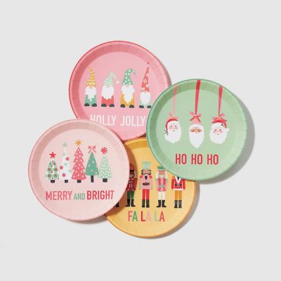 Christmas Characters Large Plates (10 Per Pack) Image 1