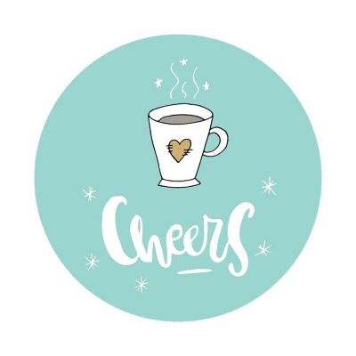 Christmas Cheers Coffee Cocoa Mug Labels Image 3