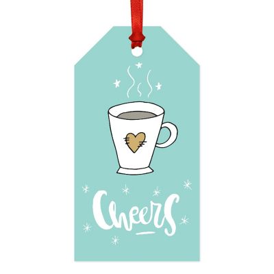 Christmas Coffee Hot Chocolate Mug Tags Image 3