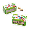 Christmas Cookie Favor Boxes with Window - 12 Pc. Image 1