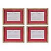 Christmas Cookie Recipe Card Wall Decor (Set Of 4) 13.5"L X 10.25"H Mdf/Wood Image 3